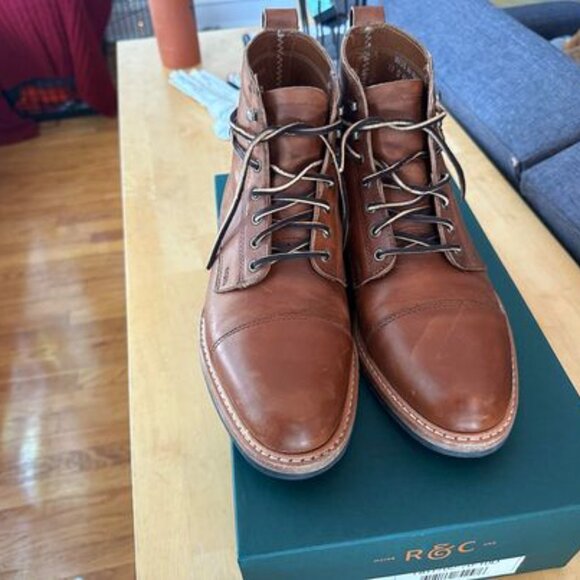 Rancourt Byron Boot in Horween Tan Bulldog - Picture 2 of 6